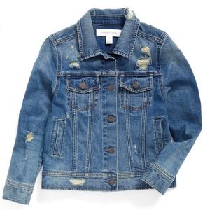 Treasure and Bond Girls distressed jean jacket